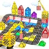 Magnetische Bausteine Spielzeug ab 3 Jahre 43PCS Magnete Kinder Magnetspiel Lernspielzeug...