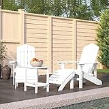 WRJENFSC Adirondack-Gartenstühle Bistro-Stuhl Lesesessel Outdoor-Rasenstuhl Lounge-Stuhl...