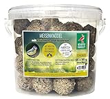 Kiebitzmarkt Meisenknödel Frucht+Insekt schalenlos ohne Netz Wildvogelfutter 55 x 95 g...