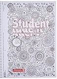 Brunnen 1067427 Notizblock / Collegeblock Student Zenart (A4, kariert Lineatur...