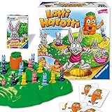 Ravensburger Lotti Karotti, Gesellschaftsspiel für Kinder und Erwachsene, 2-4 Spieler, ab...