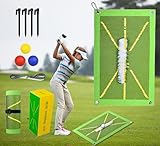 PKKP Golf Training Mat for Swing Detection Batting, 50 × 25cm Golf Übungsmatte für...