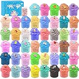 Mini Fluffy Slime Set, 45 Packung Poopsie Butter Schleim Party Favor Geschenke, Slime Kit...