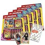 Bundle mit Lego Ninjago - Crystalized - Sammelsticker - 5 Multipack + 2 Limitierte Star...