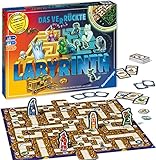 Ravensburger 26687 - Labyrinth Glow in the dark - Familienklassiker mit Leuchtfarbe, Spiel...