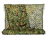 NINAT Tarnnetz Camouflage Netz 1Mx2M Woodland Jagd Tarn Waldlandschaft Outdoor Bundeswehr...