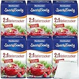 Sweet Family Gelierzucker 2zu1 6er Pack (6x500g Packung) + usy Block