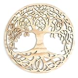 Pet-Jos Baum des Lebens Wanddeko Baum Wanddekoration Tree of Life Wooden Wall...