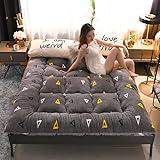 LZFCDMD Klappmatratze, Japanische Futon-Bodenmatratze, Tatami-Matratze, Einseitig Mit Samt...