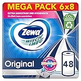 Zewa Wisch&Weg Original Mega Pack, 6 Packungen , 48 Stück (6er Pack)