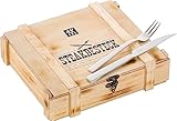 ZWILLING Steakbesteck Set für 6 Personen, 12-teilig, 6 Steakmesser und 6 Steakgabeln,...