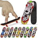 XINGGANG Finger Skateboard - 12 stylische Fingerskateboards, Spielzeug Finger...