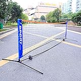 GYKLY Standard Badminton Netz tragbare Faltbare Mobile Tennisnetz Badminton Trainingsnetz...