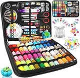 TWBEST 304pcs Nähset,Nähzubehör Set,Sewing Kit,43 Spulen Garn,Nähzeug für...