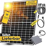 Solakon® Balkonkraftwerk 810W / 600W Steckdose - Solaranlage Komplettset - Plug...