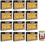 12x Filotea Pappardelle Pasta all'Uovo,Eiernudeln aus italienischen Rohstoffen,Packung mit...