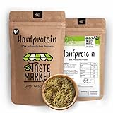 2 x 200 g BIO Hanfprotein Pulver | veganes Proteinpulver | 50% pflanzliches Eiweiß | ohne...