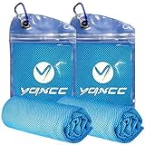 YQXCC Kühlendes Handtuch 2 Stück 120 x 30 cm, Eishandtuch, Mikrofaser-Handtuch für...