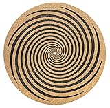 AA Audio Anatomy Schallplatten Plattentellerauflage SPIRALE-MOTIV aus Kork (3mm)