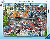 Ravensburger 5093 Wachsamkeit Kinderpuzzle-05093 Feuerwehreinsatz An Den Bahngleisen-...