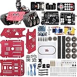 ELEGOO Smart Robot Tank Kit Kompatibel mit Arduino IDE Elektronik Baukasten mit...