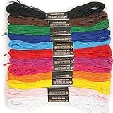 Stickgarn Set,Stickgarn,Stickgarn Set,Embroidery Floss Multifarben Weicher je 8...