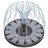 AISITIN Solarbrunnen für Draussen 2.5W Solar Springbrunnen für Außen mit 4...