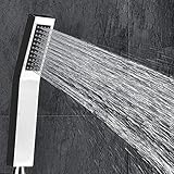 S R SUNRISE Moderne Handbrause Wasserfall Badezimmer Silber Anti-Kalk-Düsen...