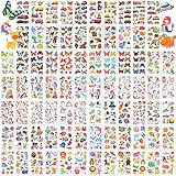 Tattoo Kinder, 80 Blätt Hautfreundliche Temporäre Kindertattoos Set Mädchen Jungen...