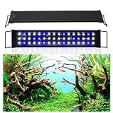 Sonnewelt LED Aquarium Beleuchtung, Aquariumbeleuchtung Lampe Weiß Blau Licht...