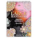 Colorya Mandala Malbuch für Erwachsene – Large Mandalas - Entspannendes A4 Anti-Stress...