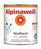 Alpina Weißlack 2 Liter seidenmatt